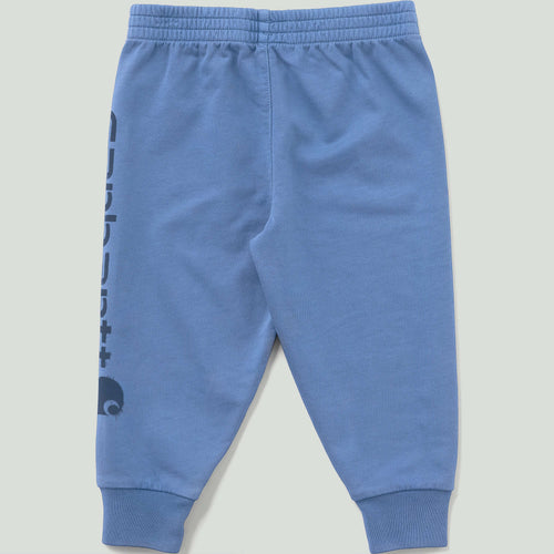 Boys' elastic waistband re-engineered garment dye logo sweatpant (baby/toddler)