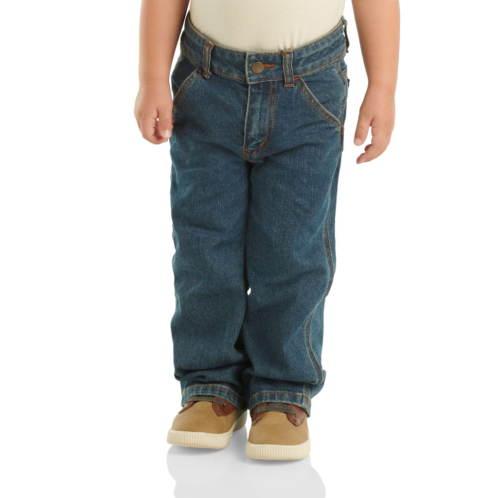 Boys' washed denim dungaree (baby/toddler)