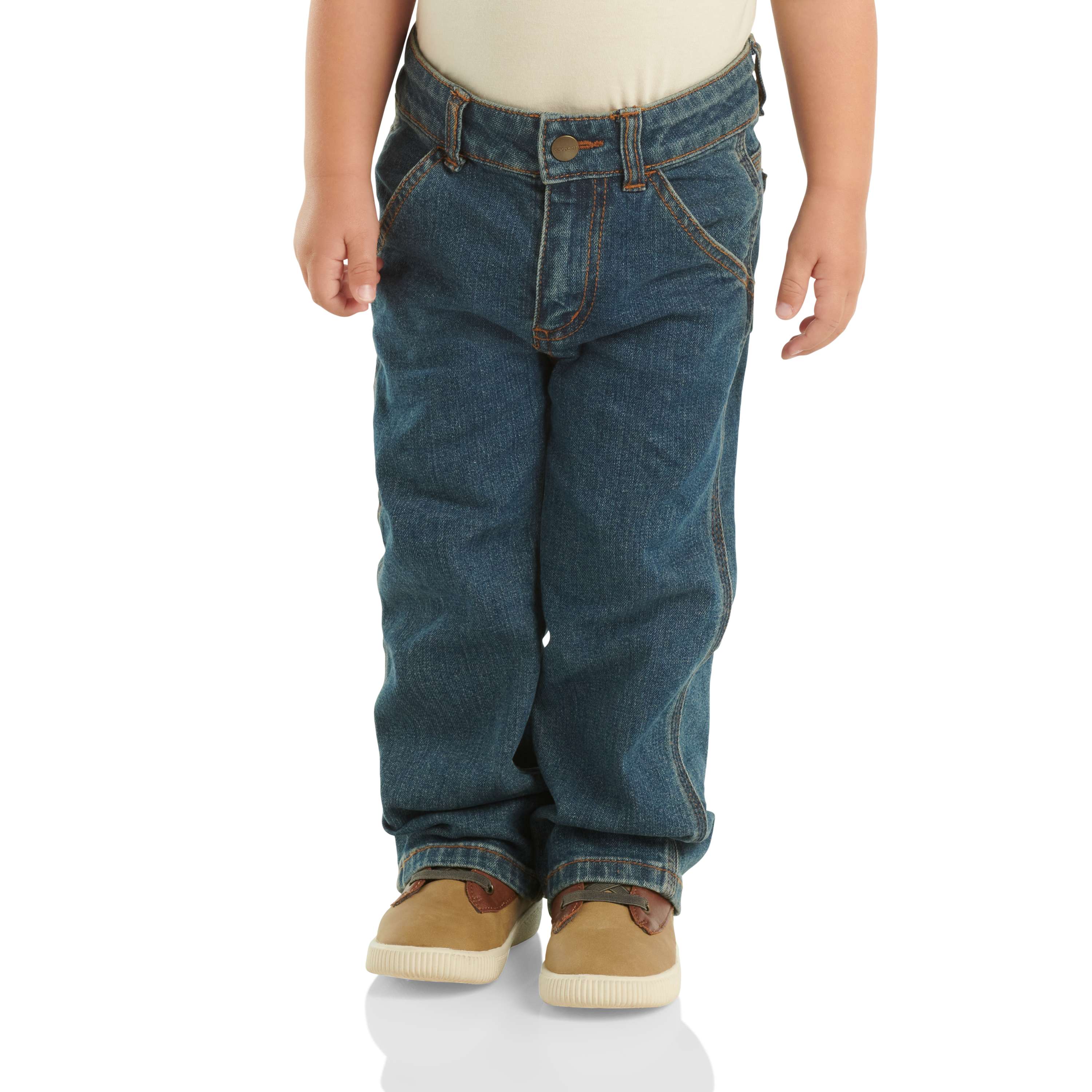 Boys' washed denim dungaree (baby/toddler)