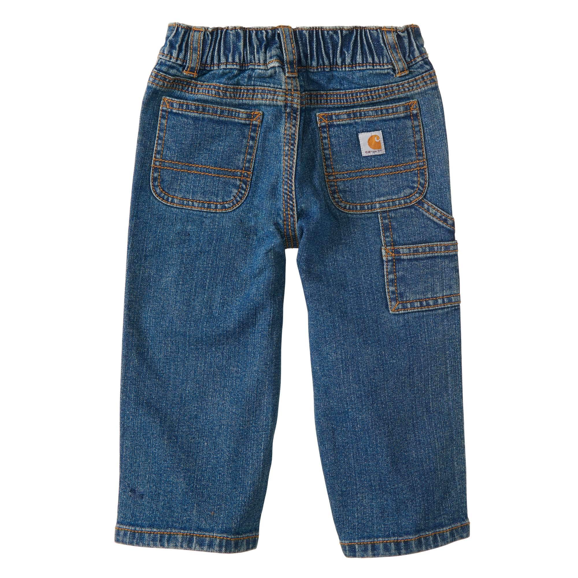 Boys' washed denim dungaree (baby/toddler)