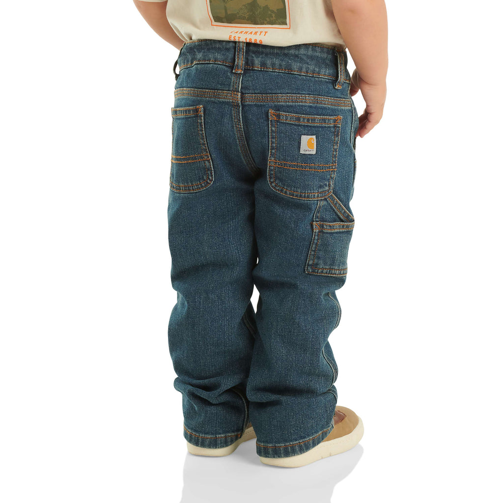 Boys' washed denim dungaree (baby/toddler)