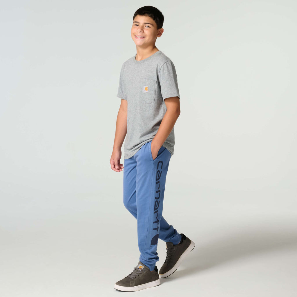 Boys' re-engineered garment dye logo sweatpants (child)