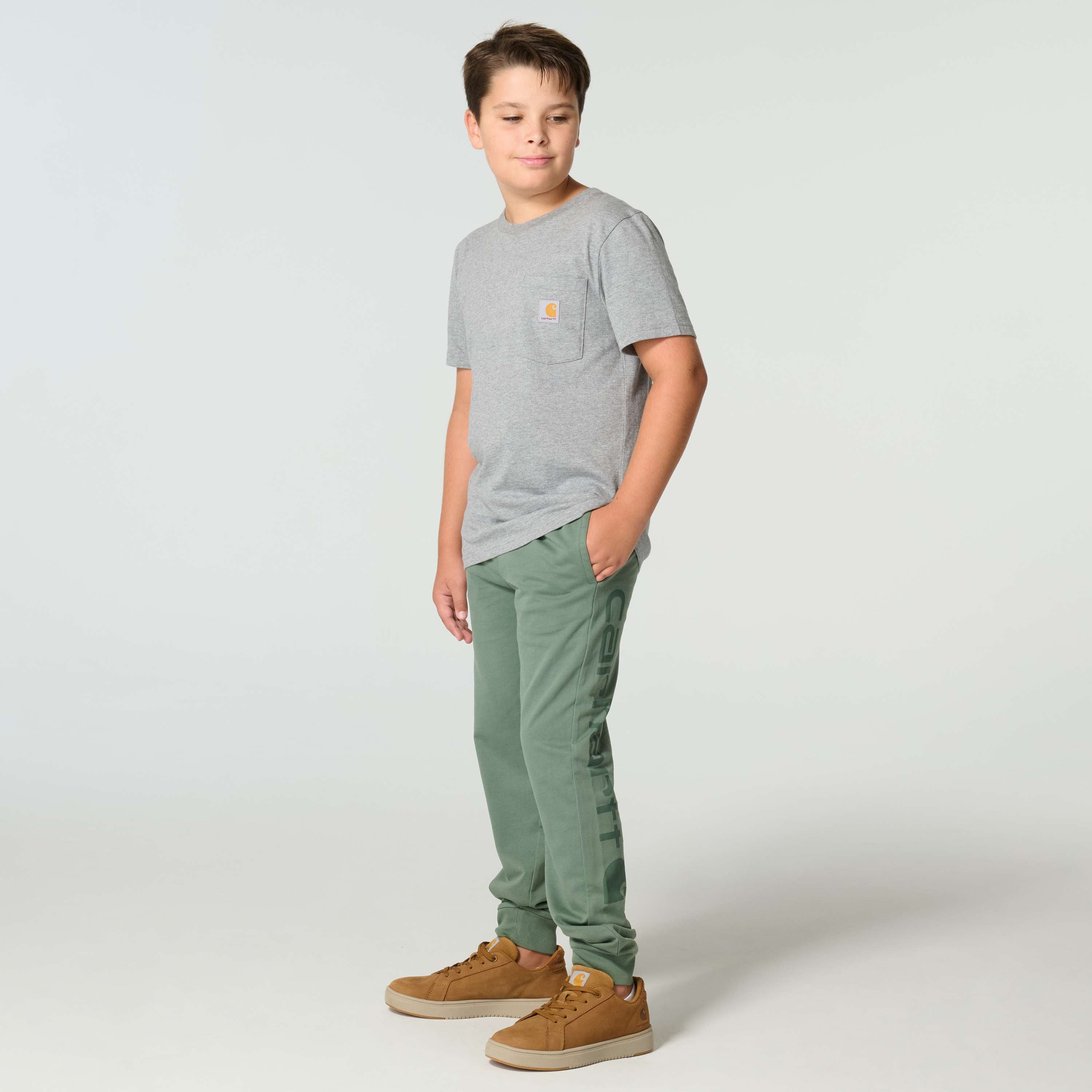 Boys' re-engineered garment dye logo sweatpants (child)
