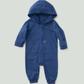 Boys' long sleeve re-engineered garment dye hooded coverall  (baby)