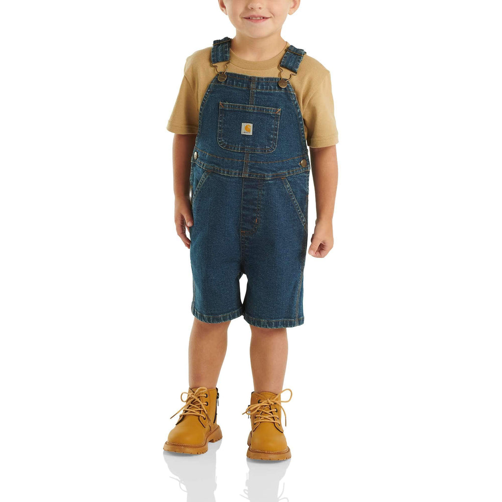Kids' rugged flex® loose fit denim shortall (infant/toddler)
