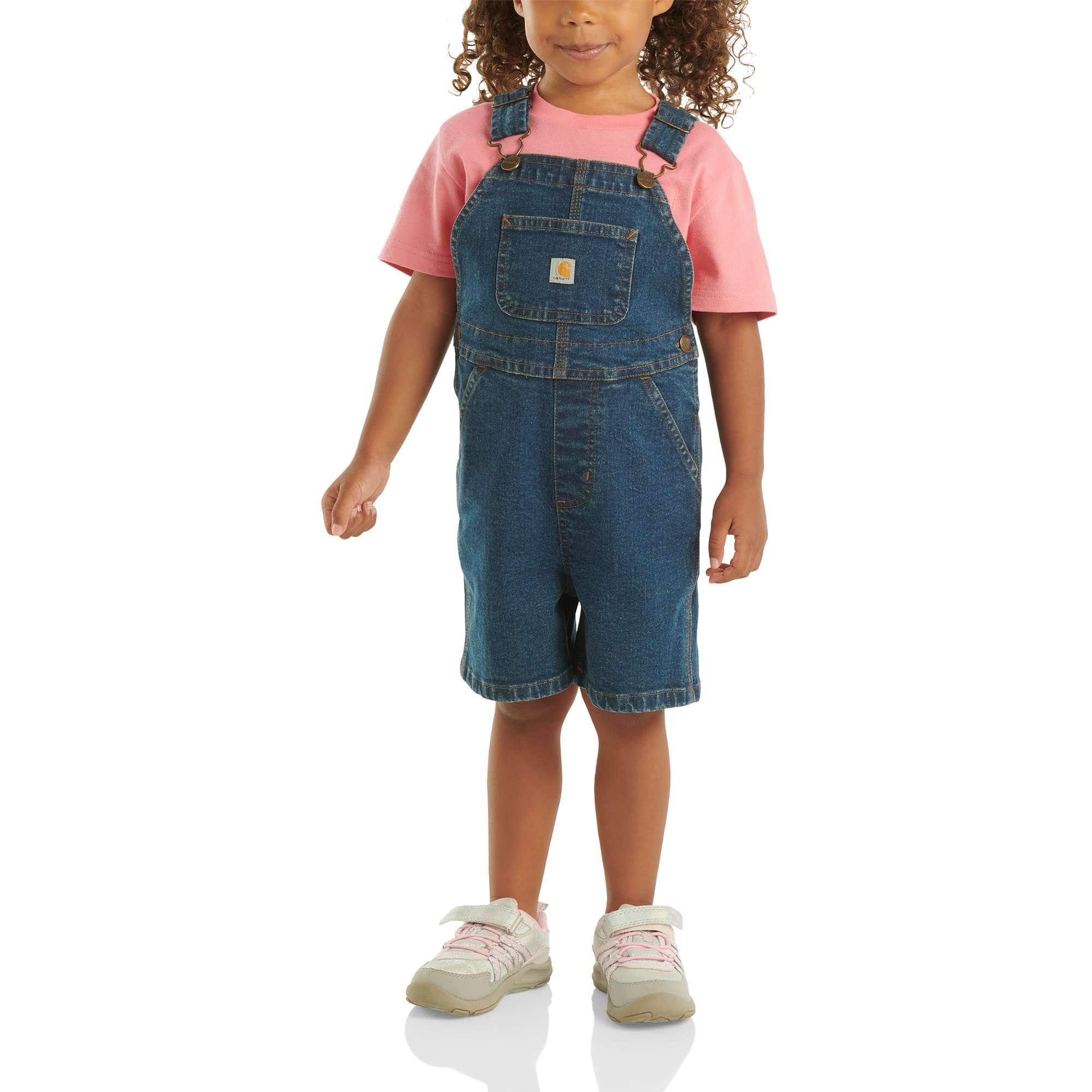 Kids' rugged flex® loose fit denim shortall (infant/toddler)