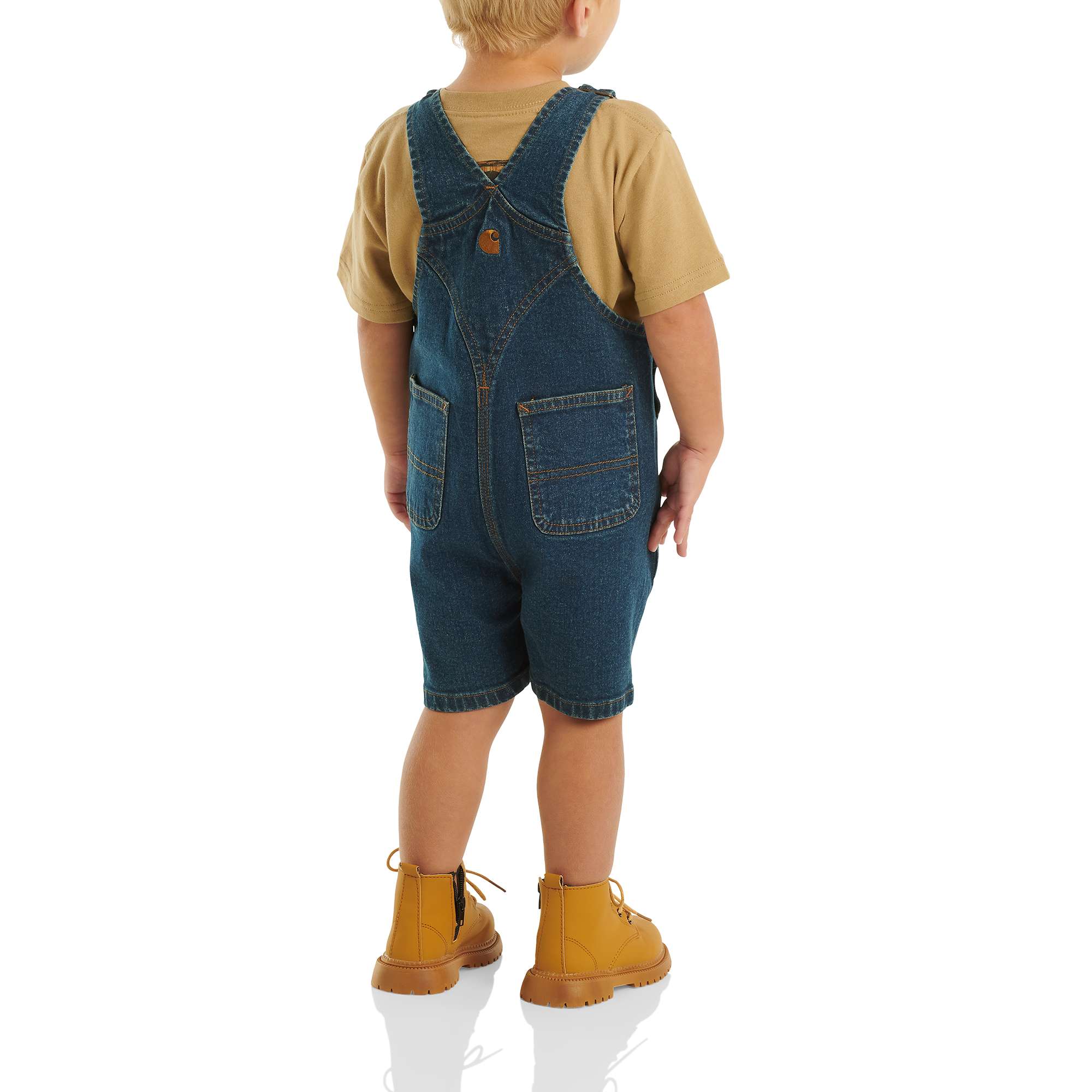 Kids' rugged flex® loose fit denim shortall (infant/toddler)