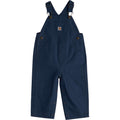 Girls' loose fit canvas bib overall (baby)