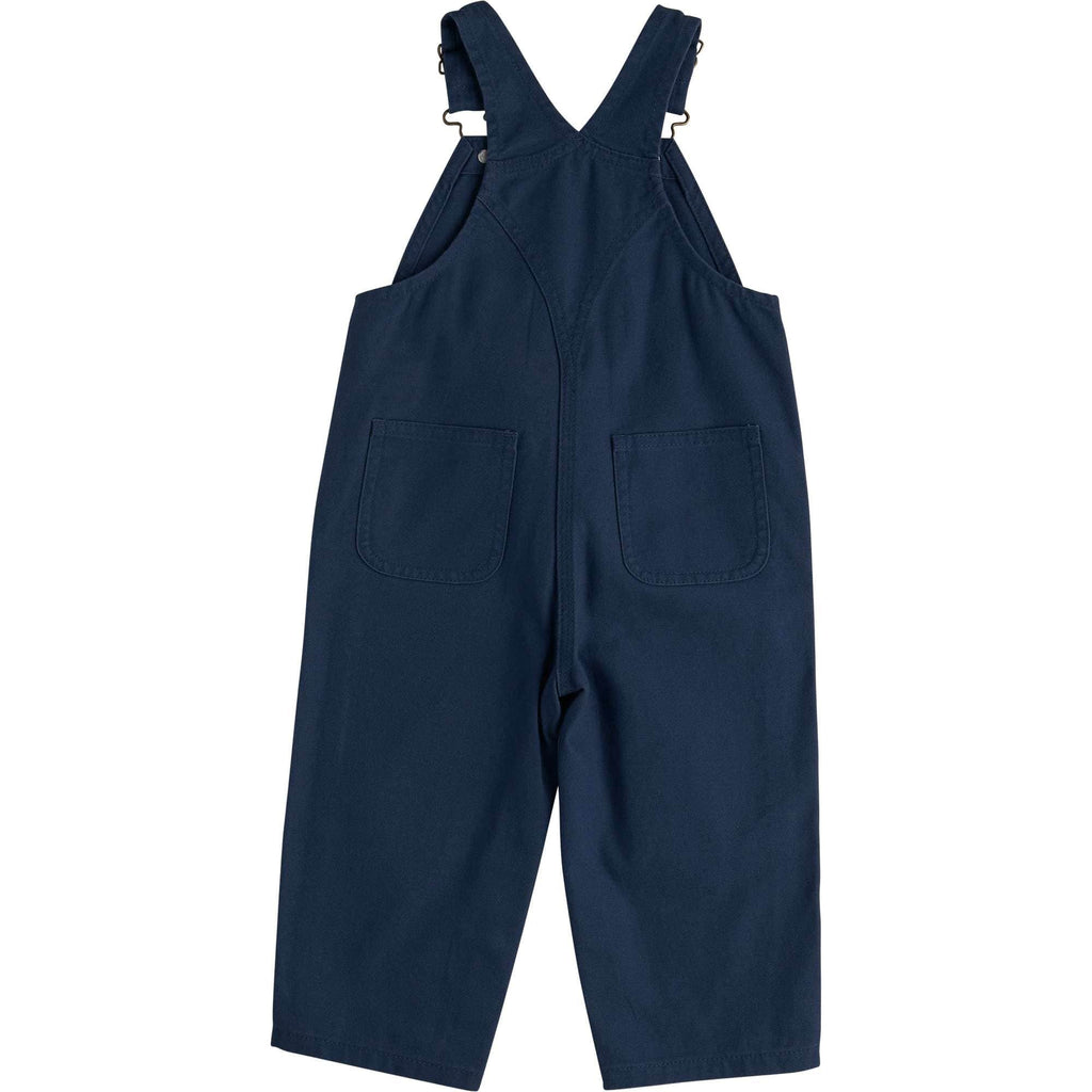 Girls' loose fit canvas bib overall (baby)