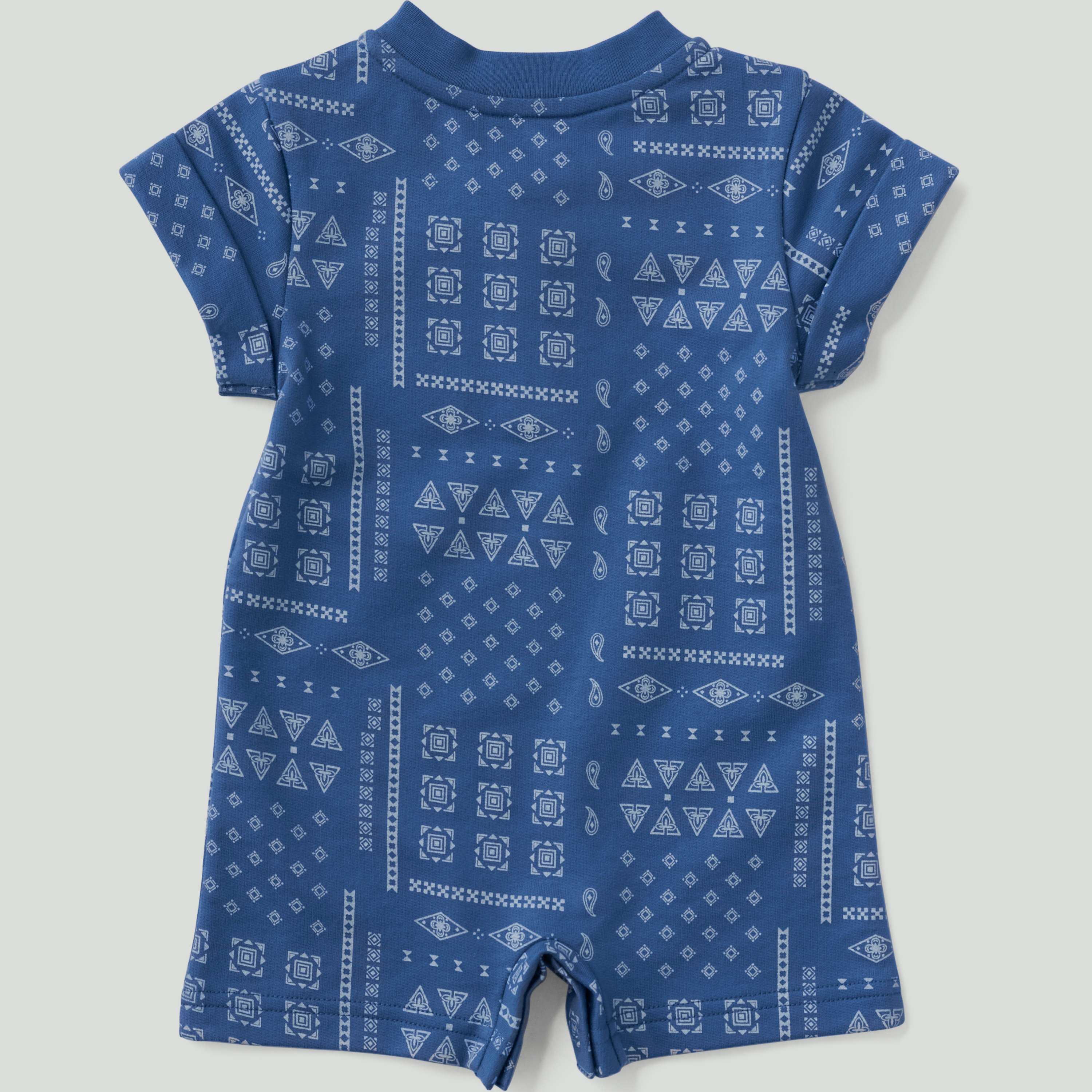 Kids' short sleeve french terry romper (baby)