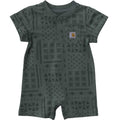Kids' short sleeve french terry romper (baby)
