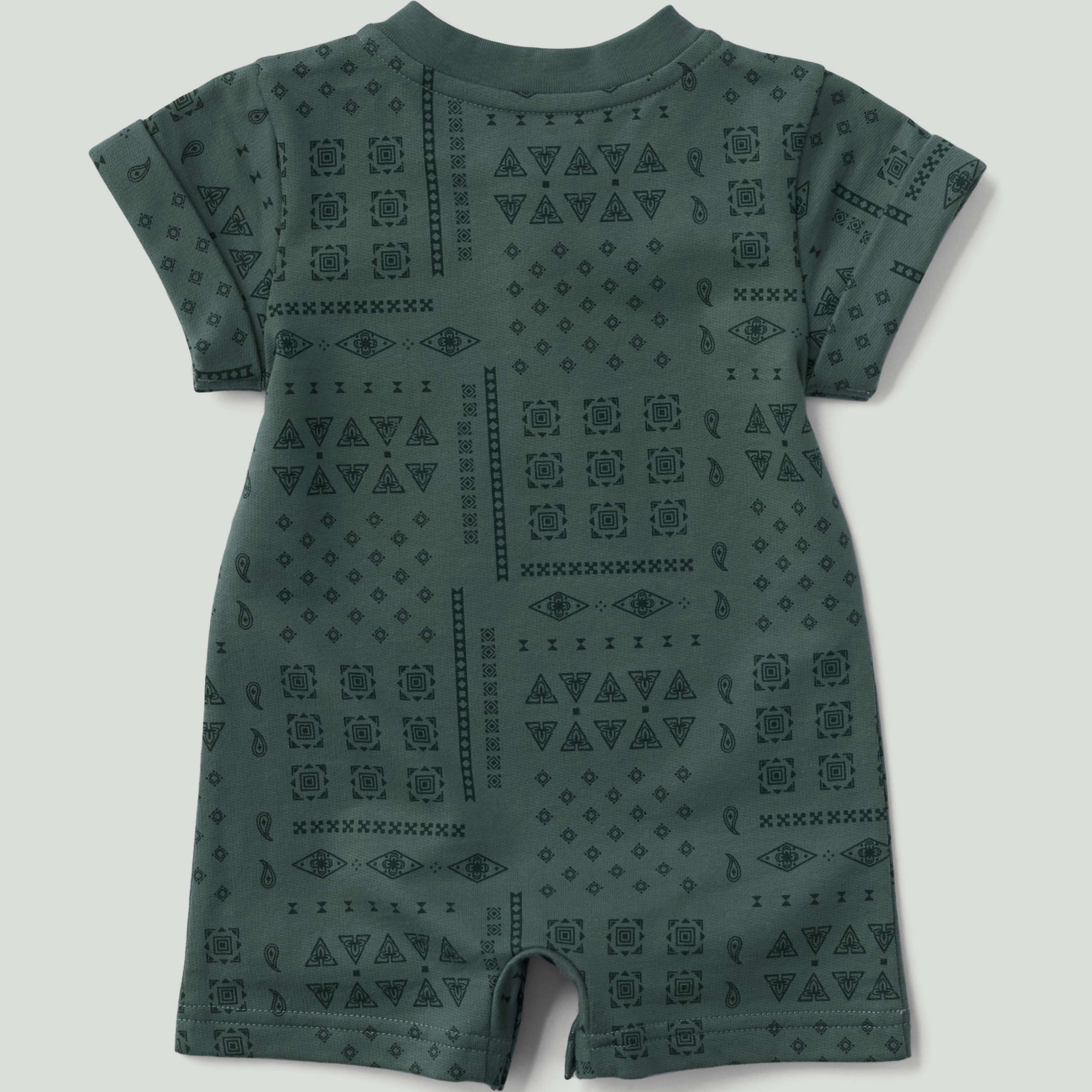Kids' short sleeve french terry romper (baby)