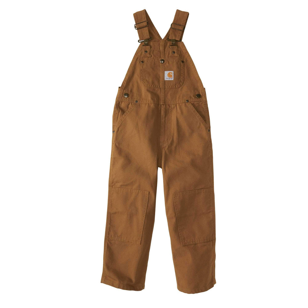Kids' duck washed bib overall sizes (child)