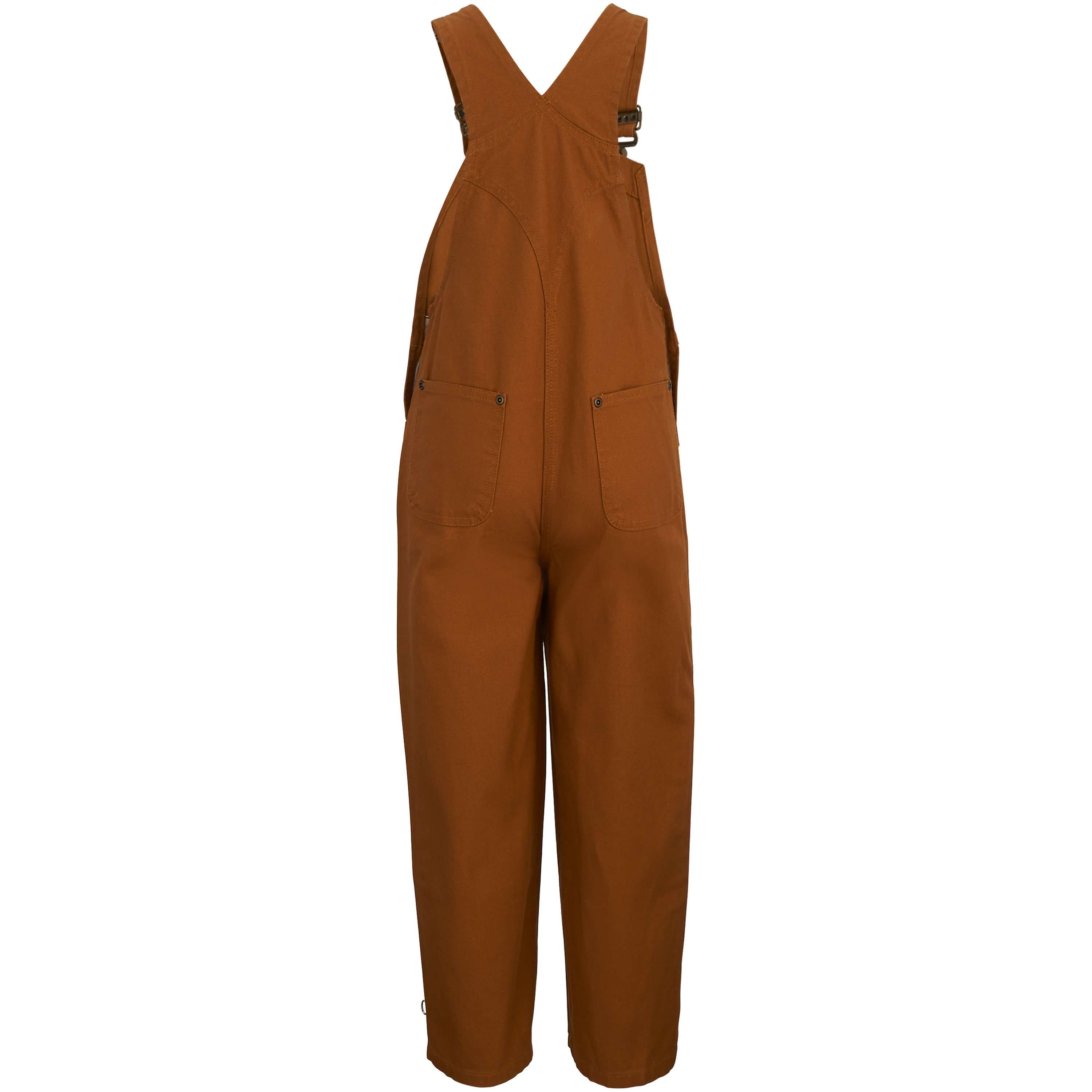 Kids' duck washed bib overall sizes (child)