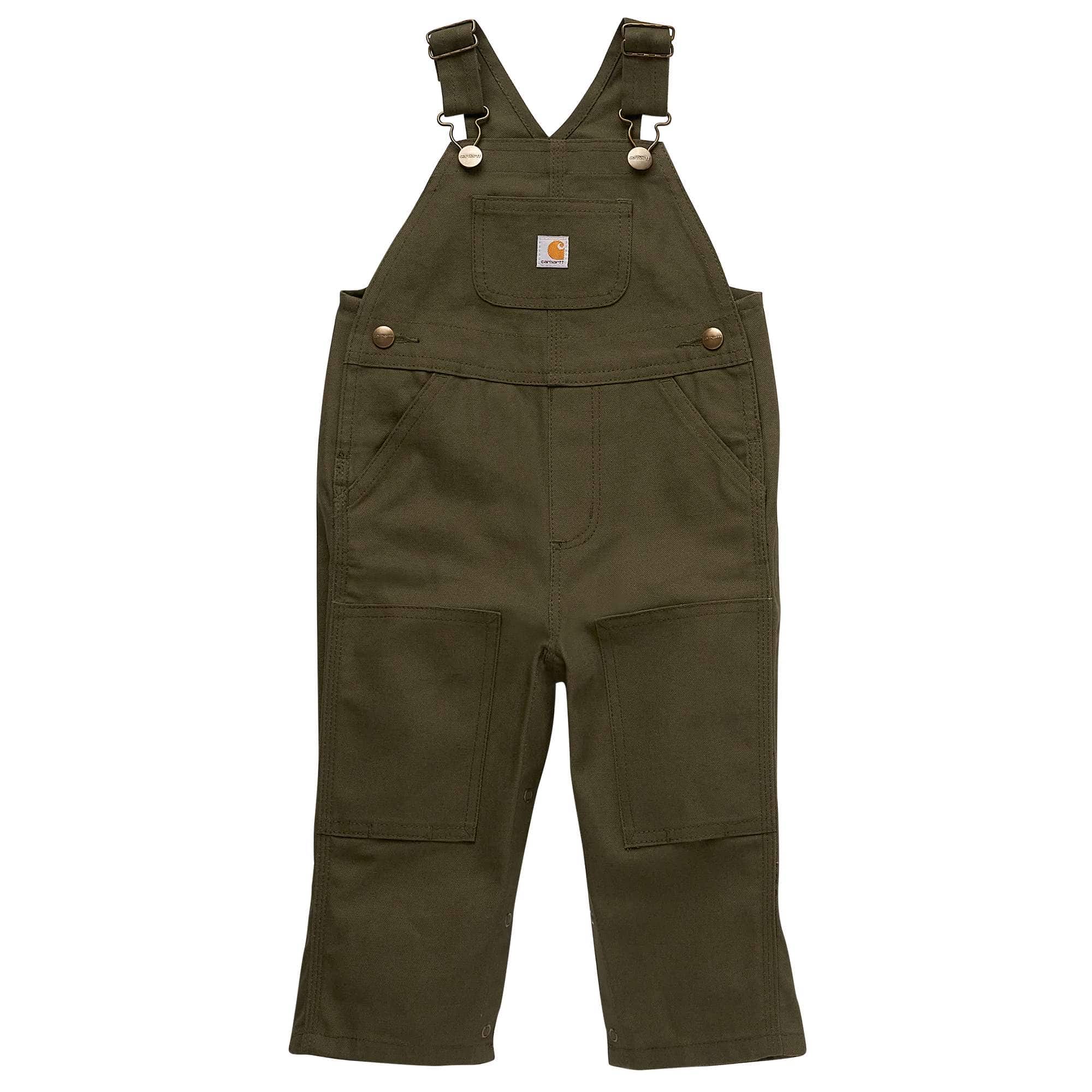 Kids' loose fit canvas bib overall (baby/toddler)