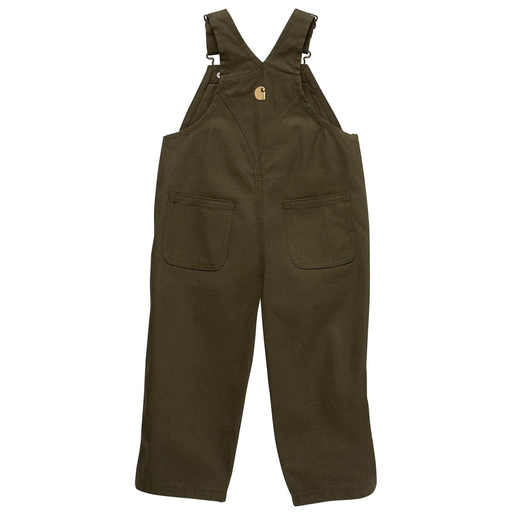 Kids' loose fit canvas bib overall (baby/toddler)