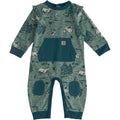 Girls' long sleeve printed coverall (baby)