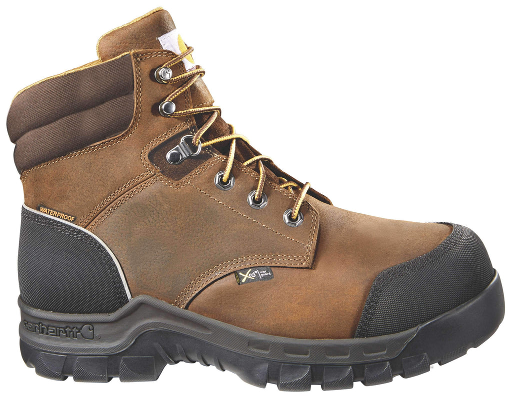 Rugged flex® waterproof met guard 6" composite toe work boot
