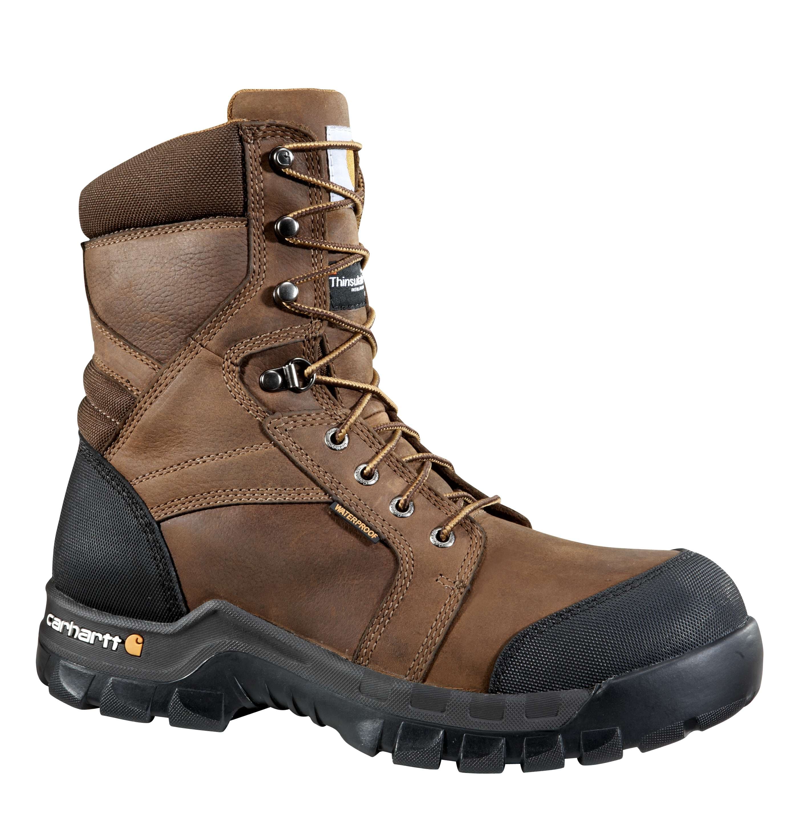 Rugged flex® waterproof insulated 8" composite toe work boot