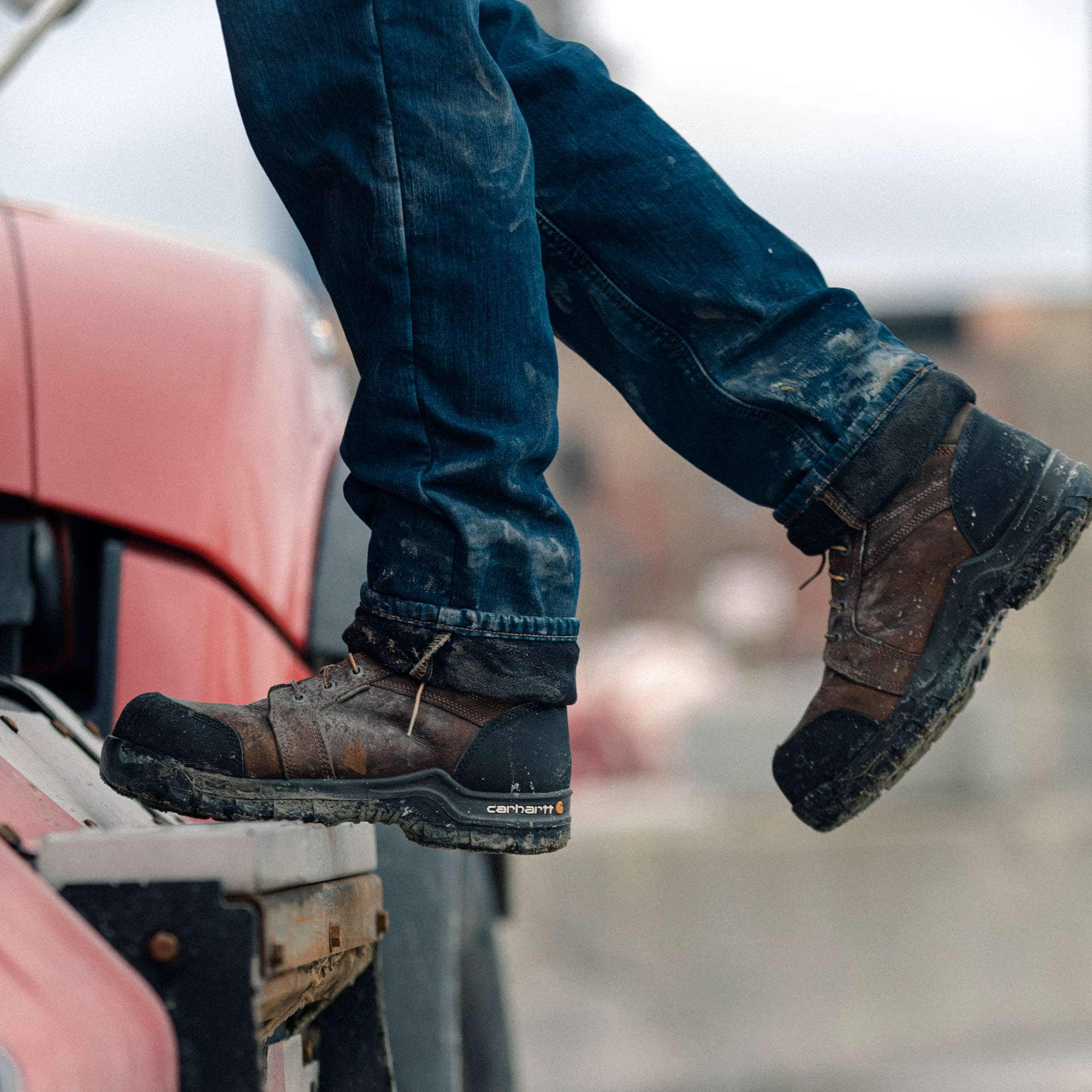 Rugged flex® waterproof insulated 8" composite toe work boot