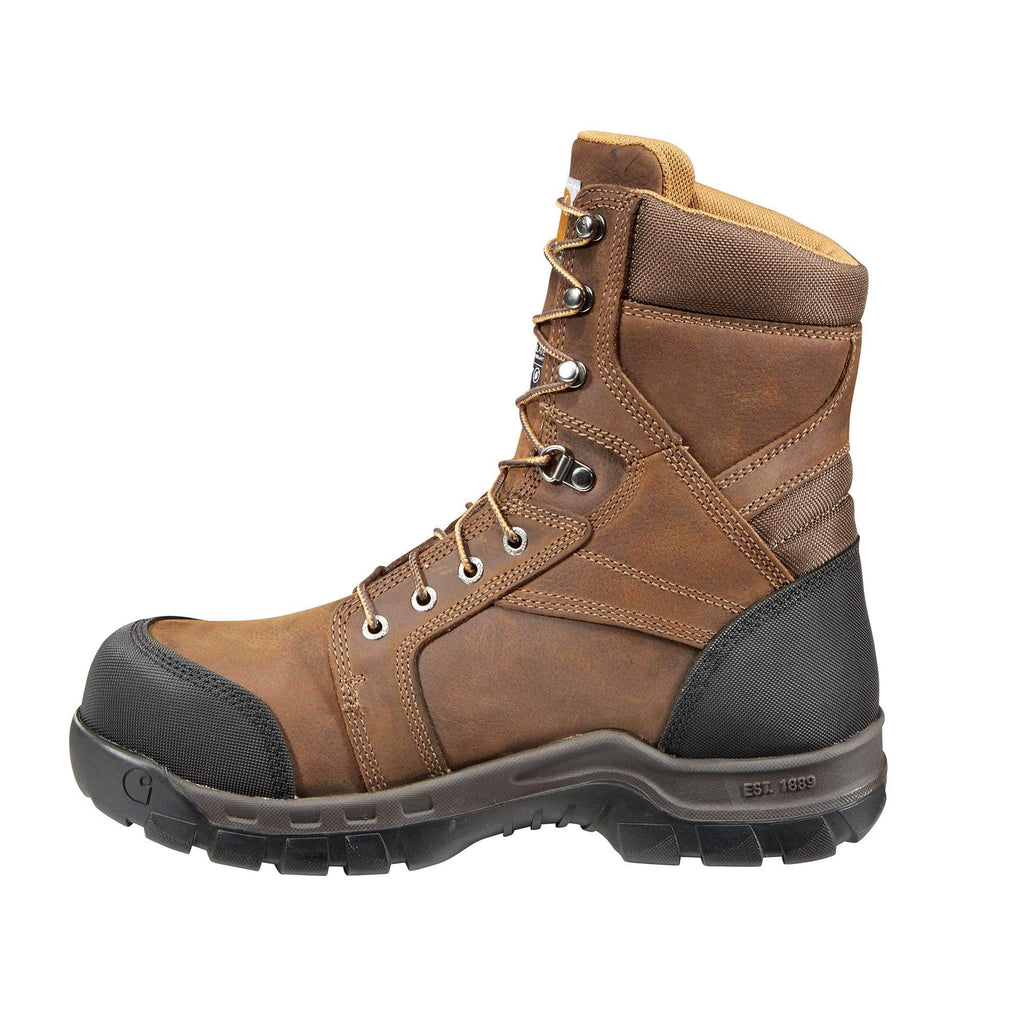Rugged flex® waterproof insulated 8" composite toe work boot