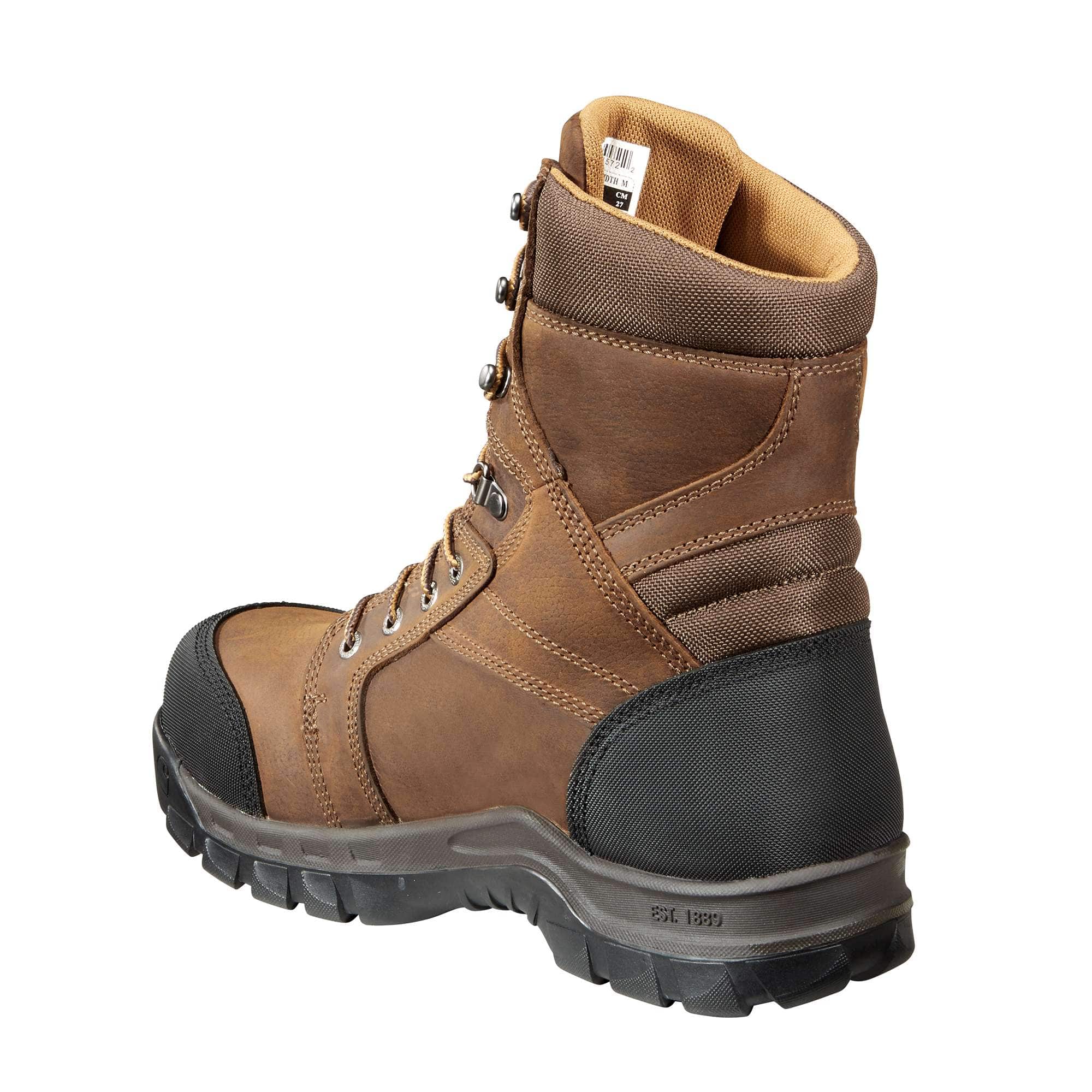 Rugged flex® waterproof insulated 8" composite toe work boot