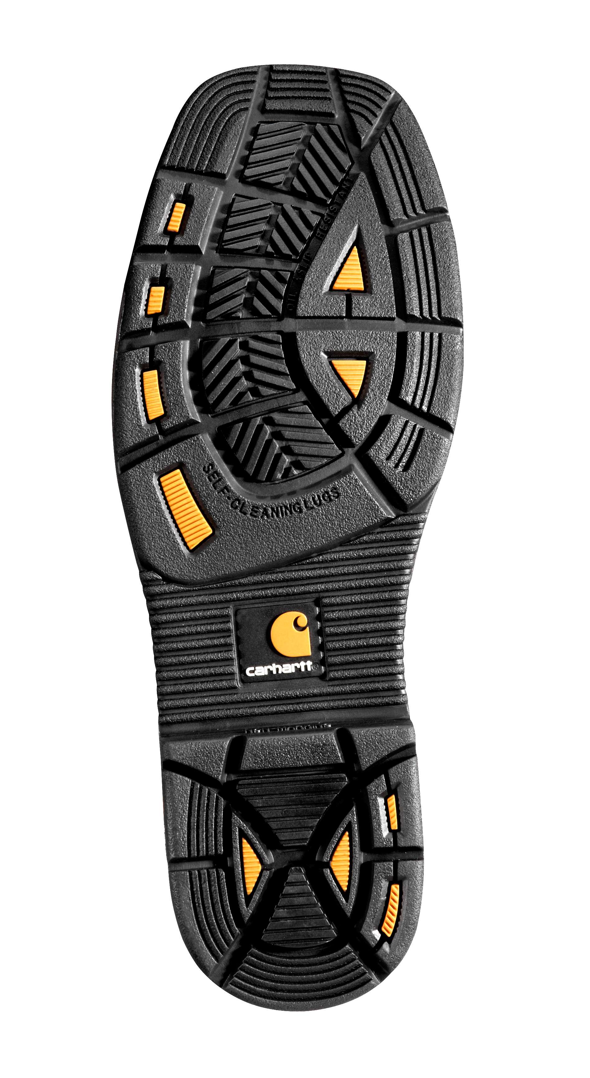 Rugged flex® square 11" steel toe wellington