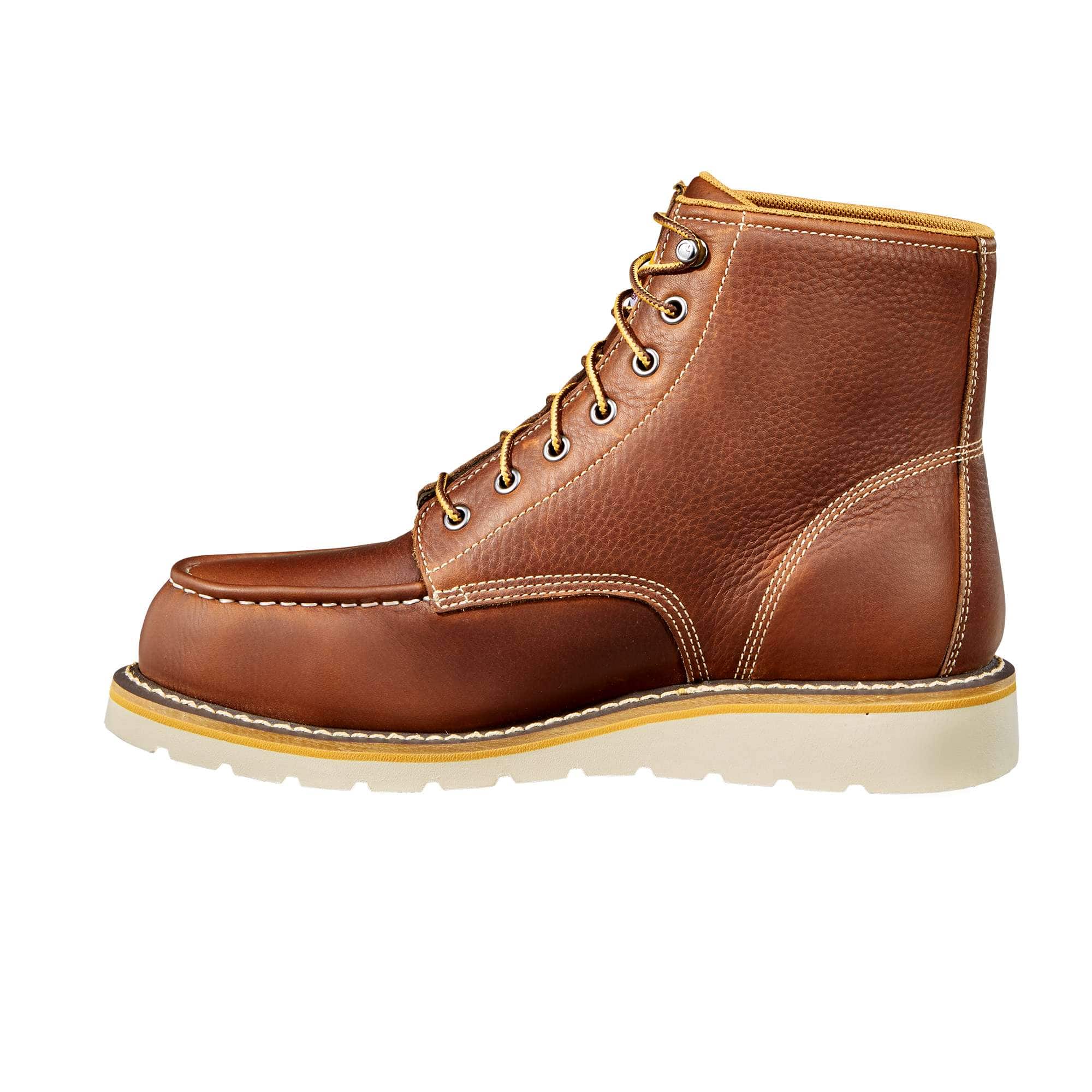 Waterproof 6" moc toe wedge boot