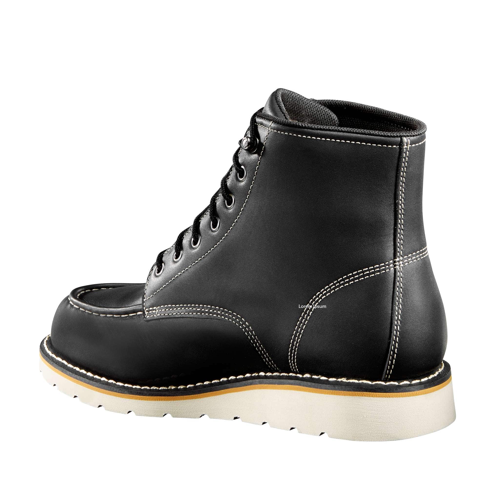 Waterproof 6" moc toe wedge boot