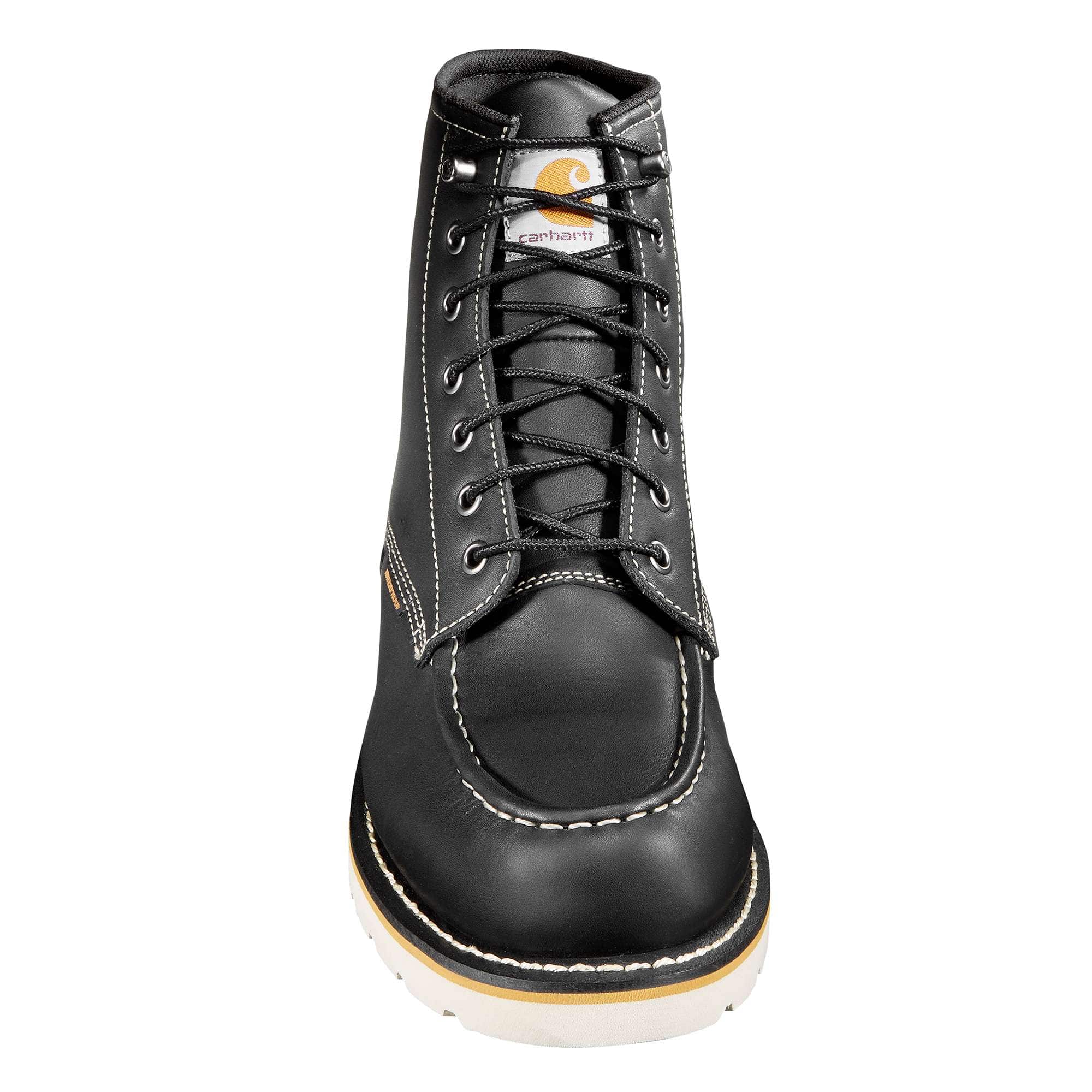 Waterproof 6" moc toe wedge boot