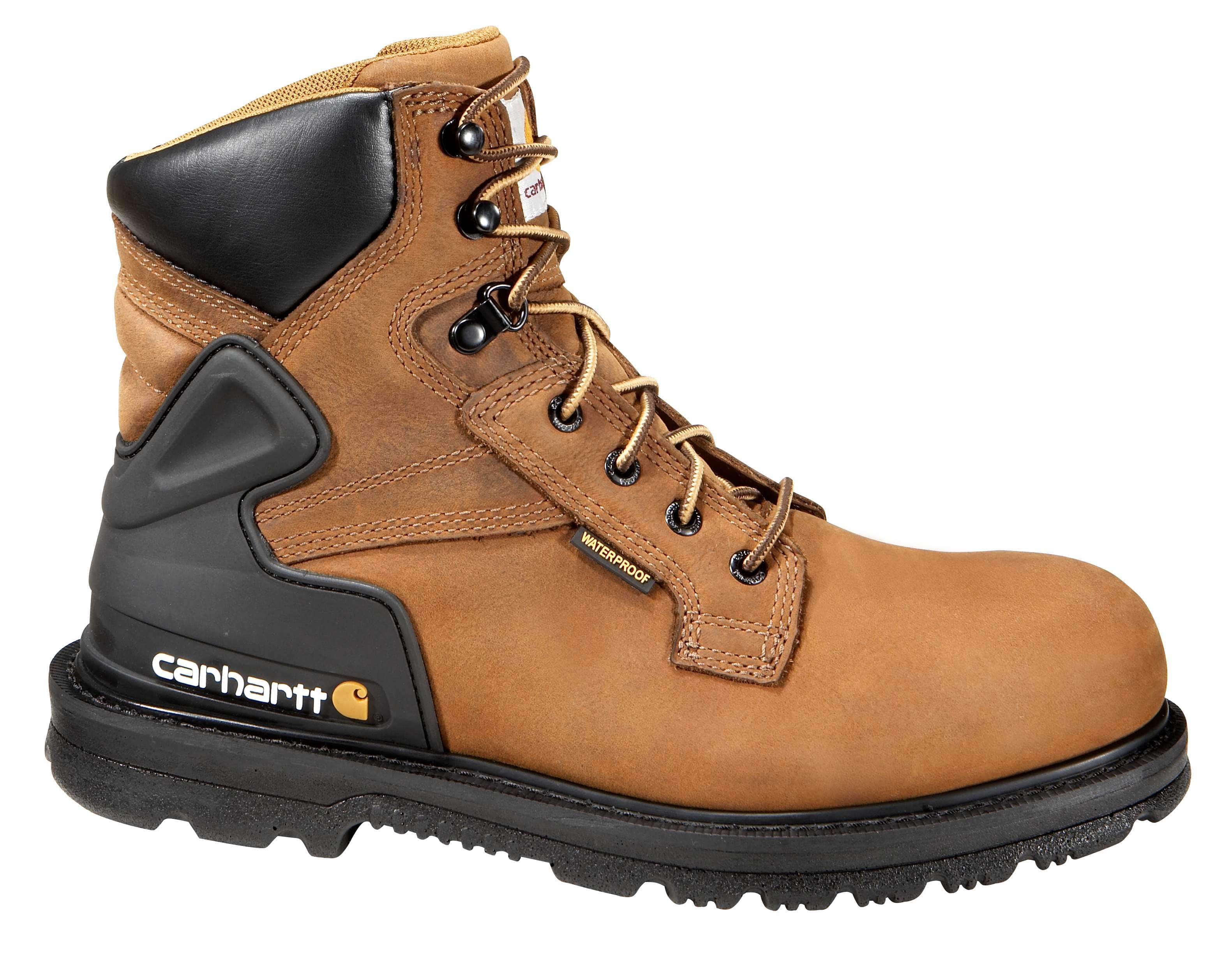 Heritage waterproof 6" steel toe work boot