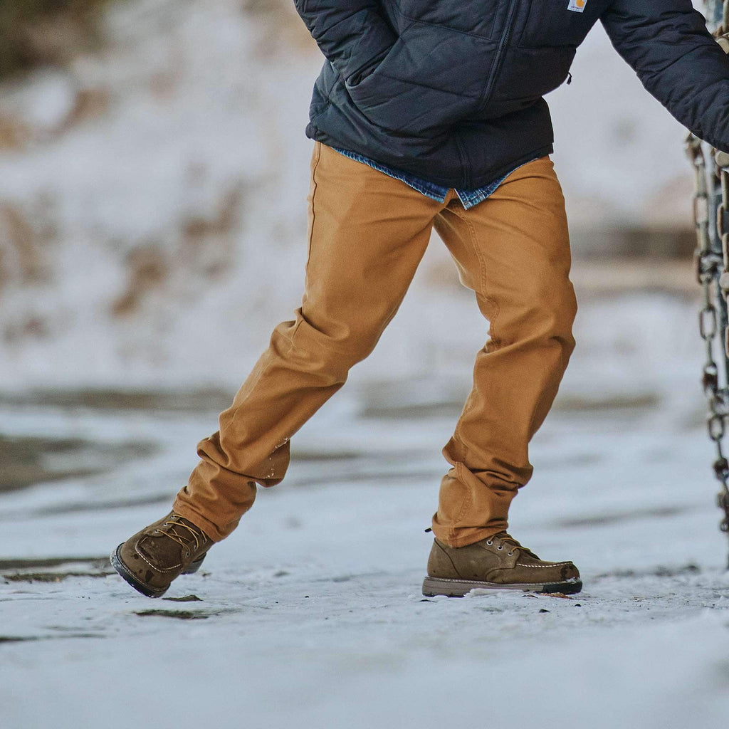 Waterproof 6" steel toe wedge boot