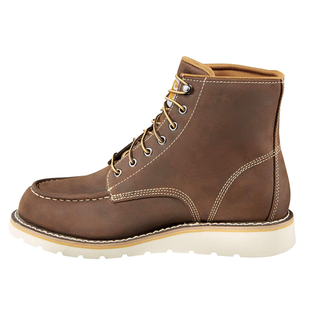 Waterproof 6" steel toe wedge boot