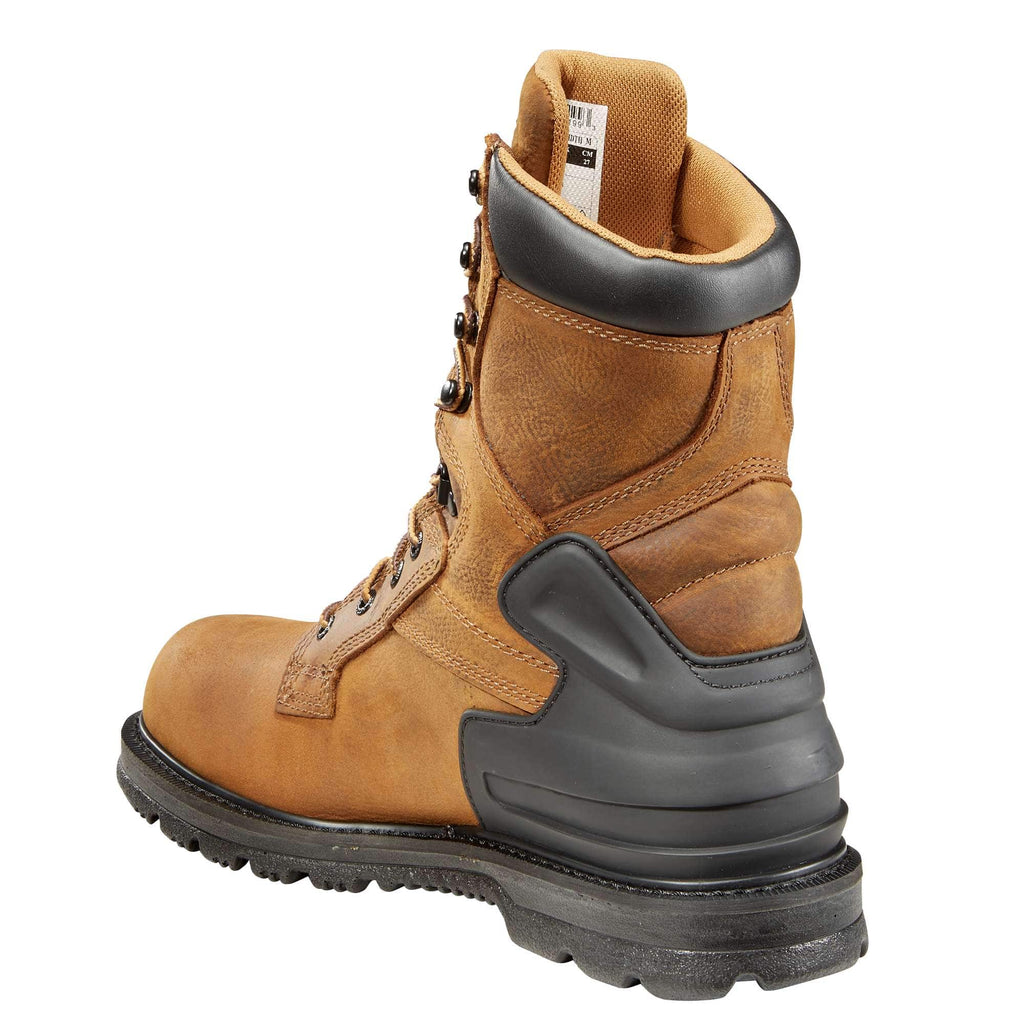 Heritage waterproof 8" steel toe work boot