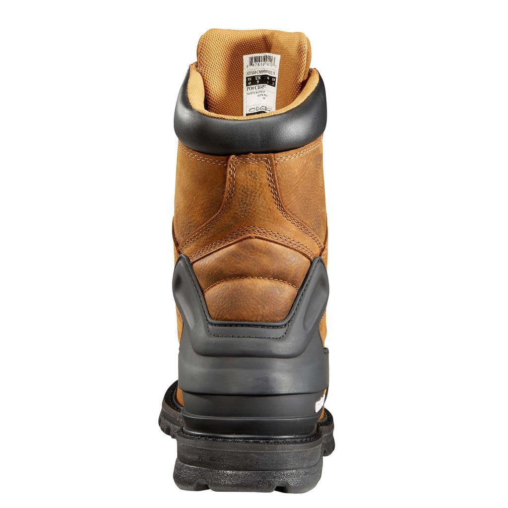 Heritage waterproof 8" steel toe work boot
