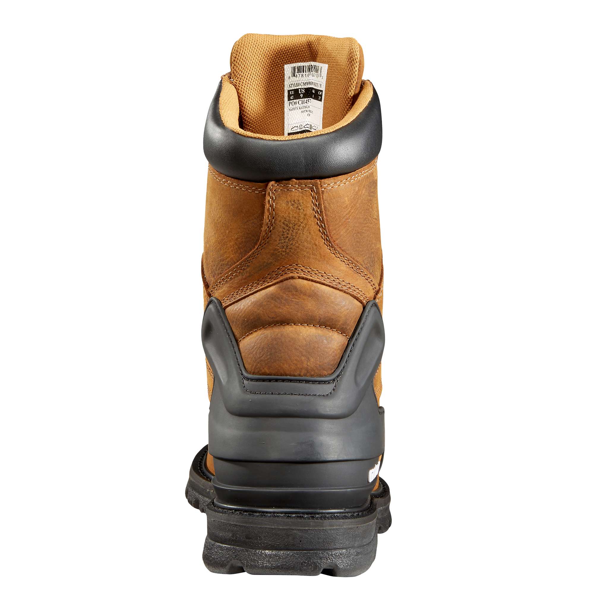 Heritage waterproof 8" steel toe work boot