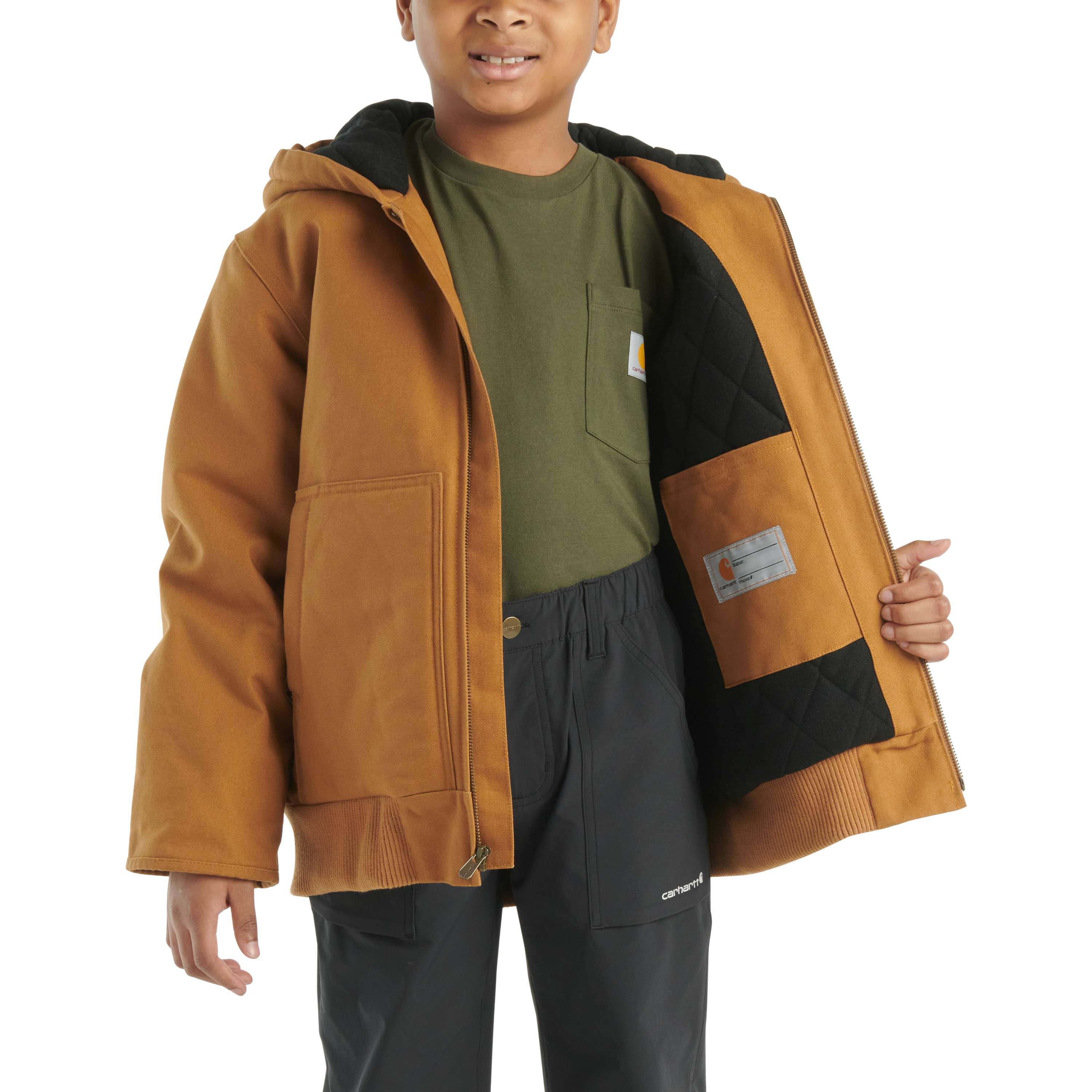 Boys' flannel quilt lined active jac (child/youth)