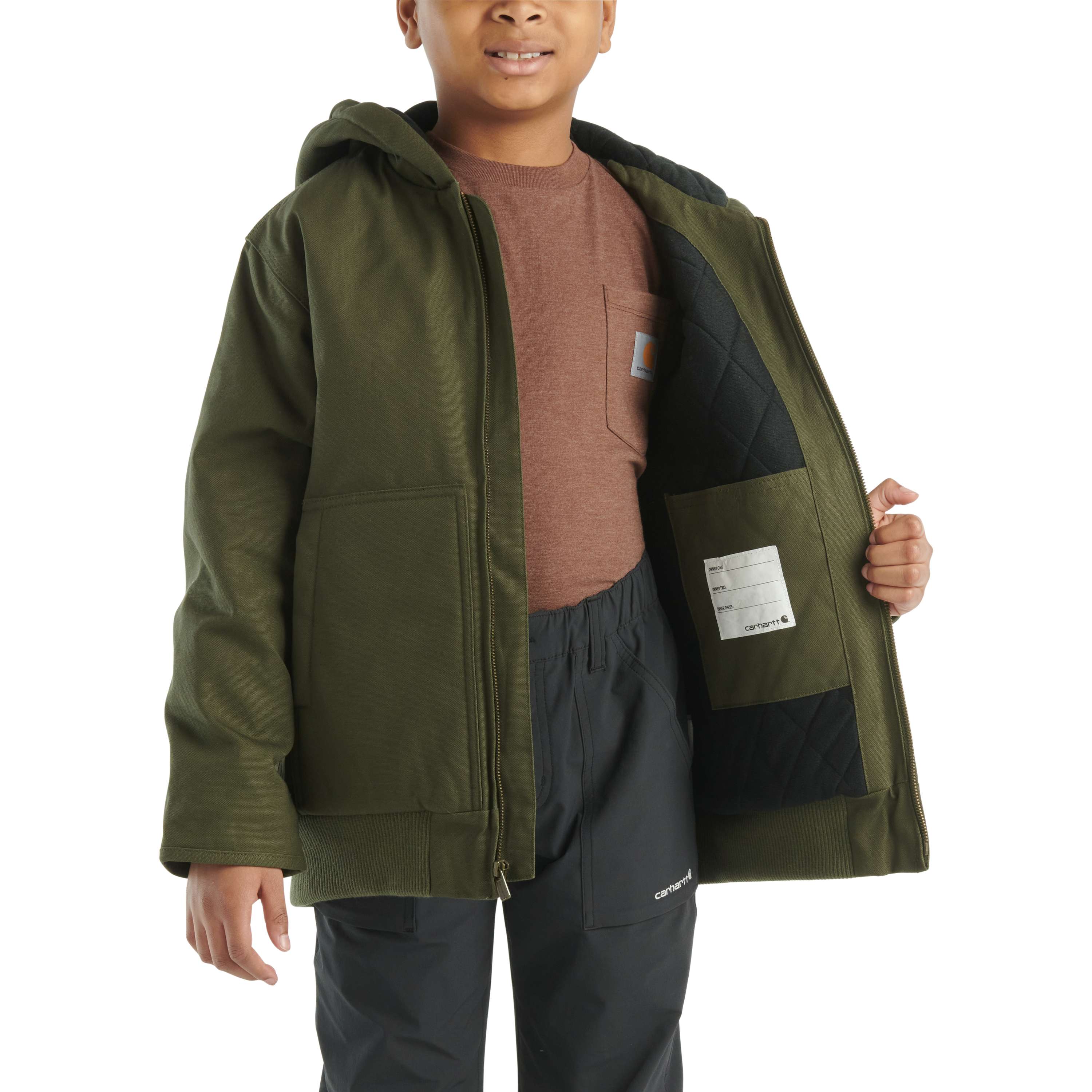 Boys' flannel quilt lined active jac (child/youth)