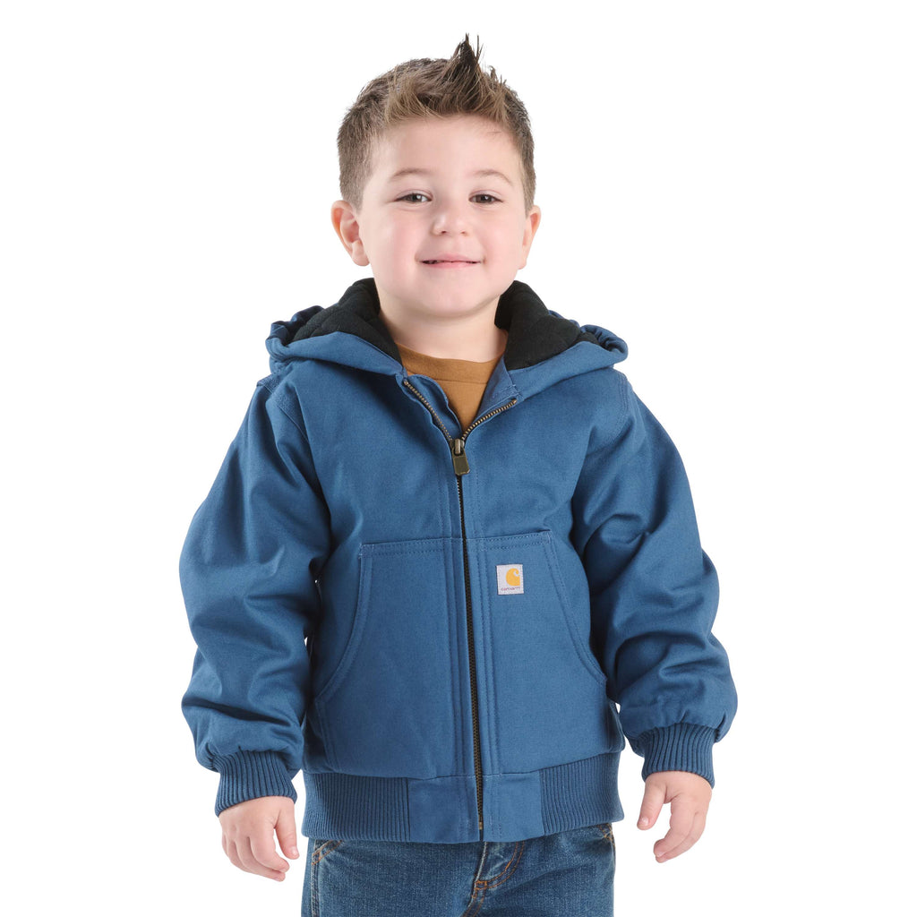 Boys' canvas insulated hooded active jac (baby/toddler)