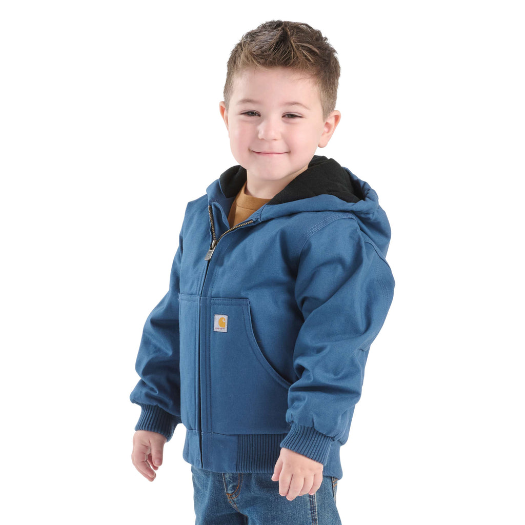 Boys' canvas insulated hooded active jac (baby/toddler)