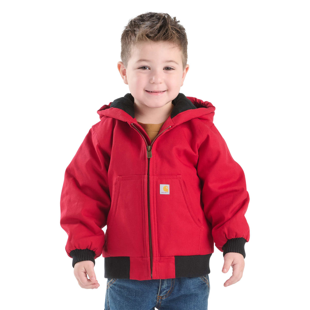 Boys' canvas insulated hooded active jac (baby/toddler)