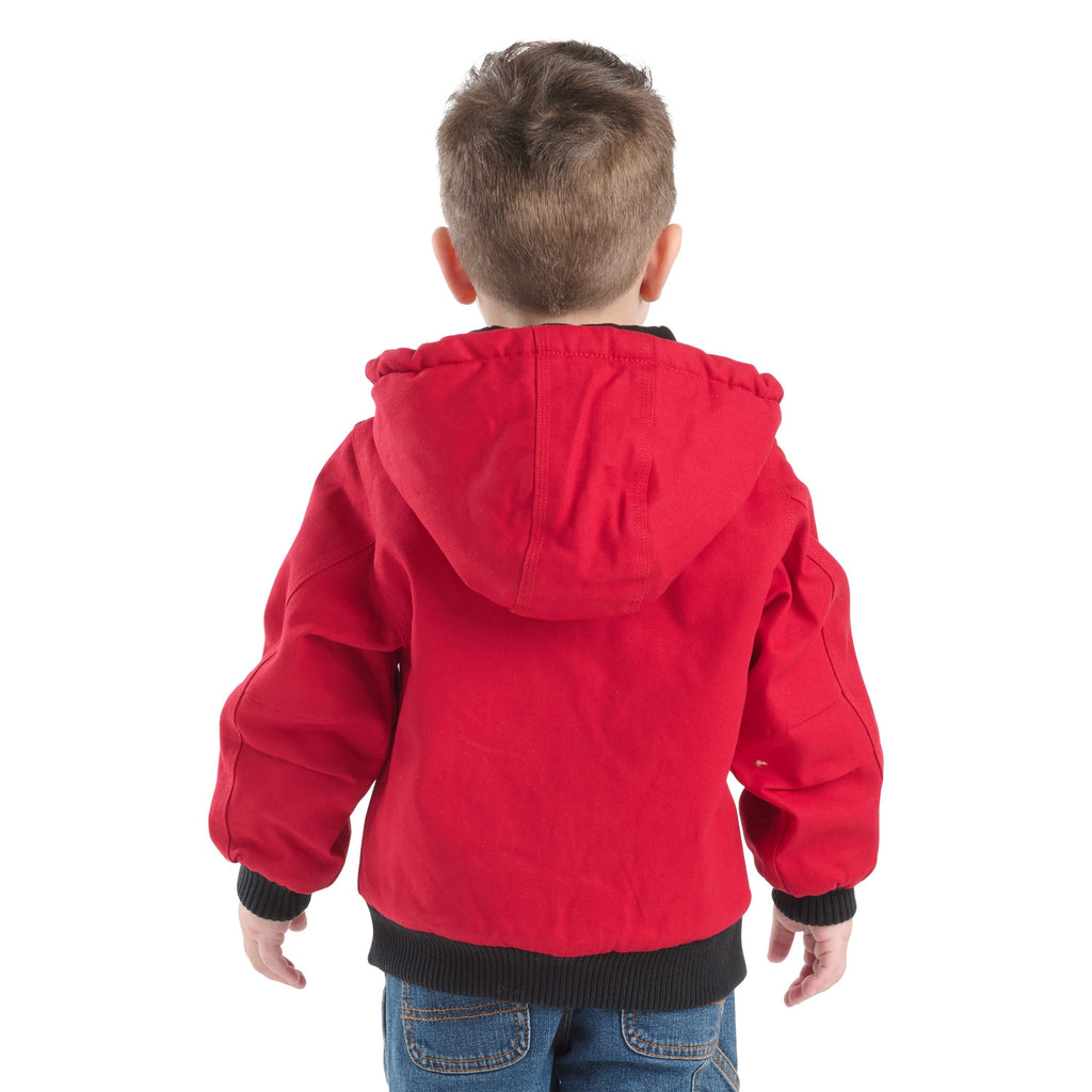 Boys' canvas insulated hooded active jac (baby/toddler)