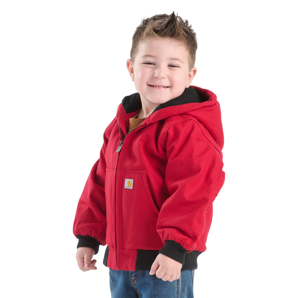 Boys' canvas insulated hooded active jac (baby/toddler)