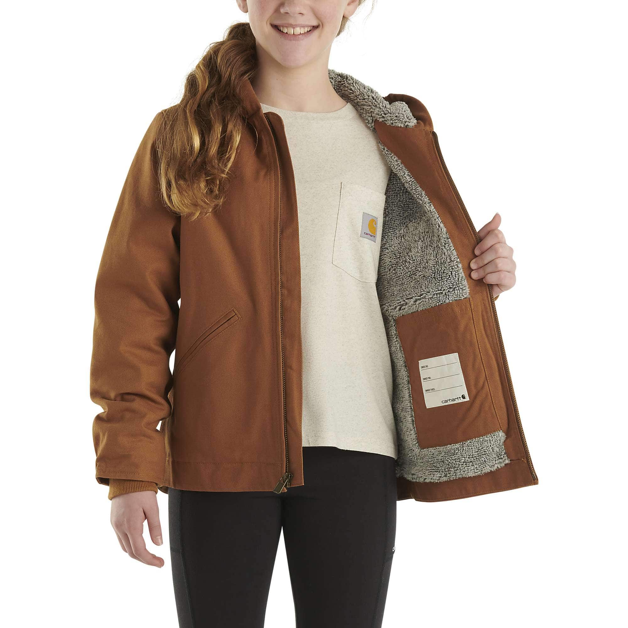 Girls' sierra sherpa-lined jacket (child/youth)