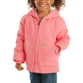 Girls' zip front canvas insulated hooded active jac (baby/toddler)