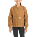 Girls' long-sleeve rugged flex® canvas jacket (child/youth)