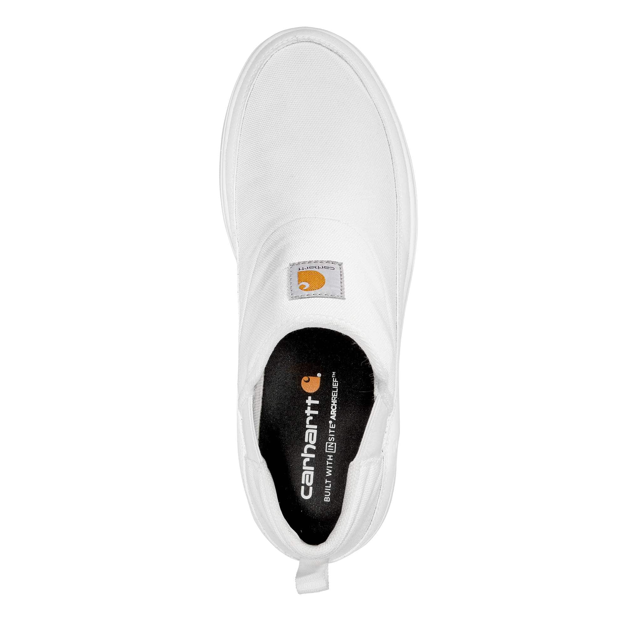 Detroit canvas mid slip on sneaker