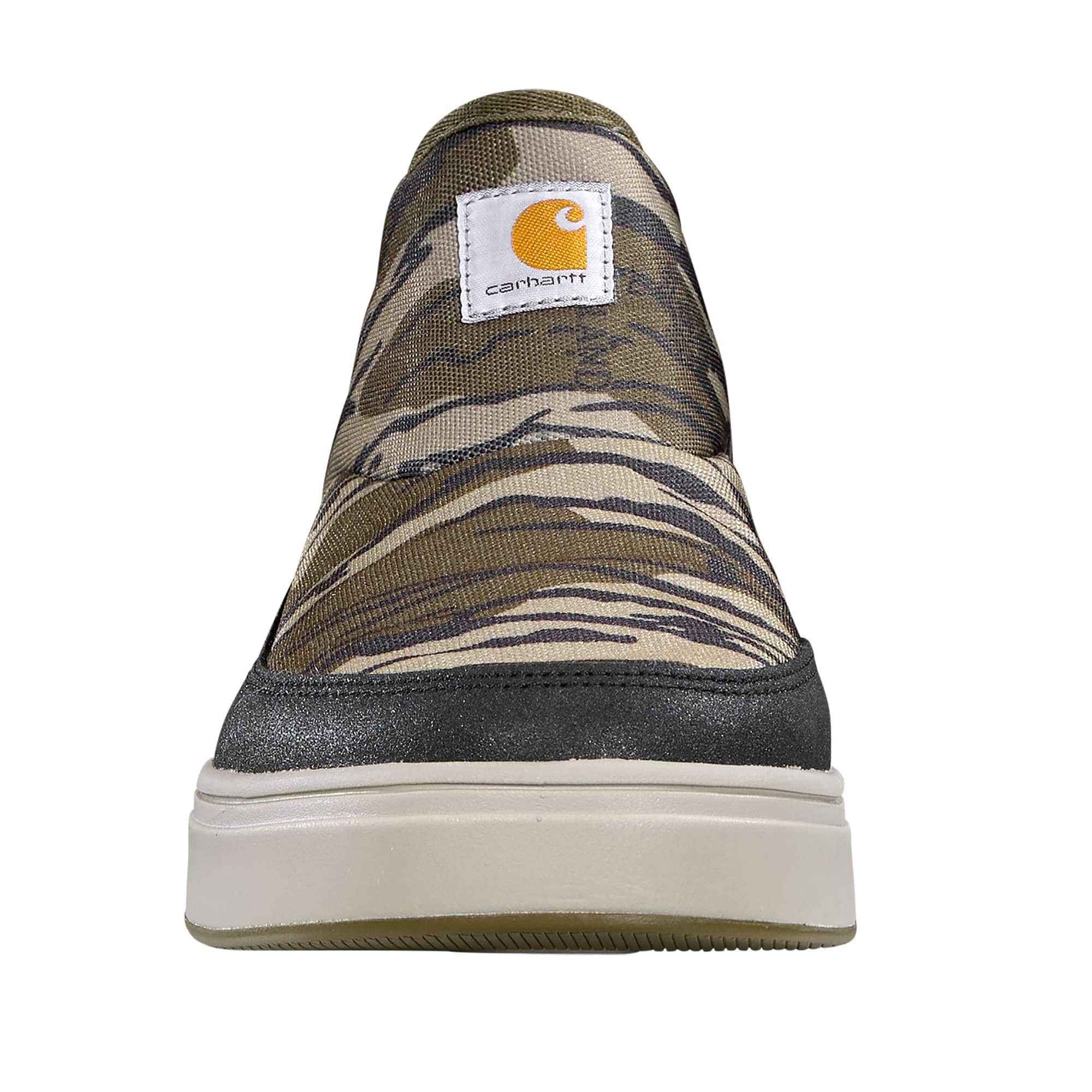 Detroit canvas mid slip on sneaker