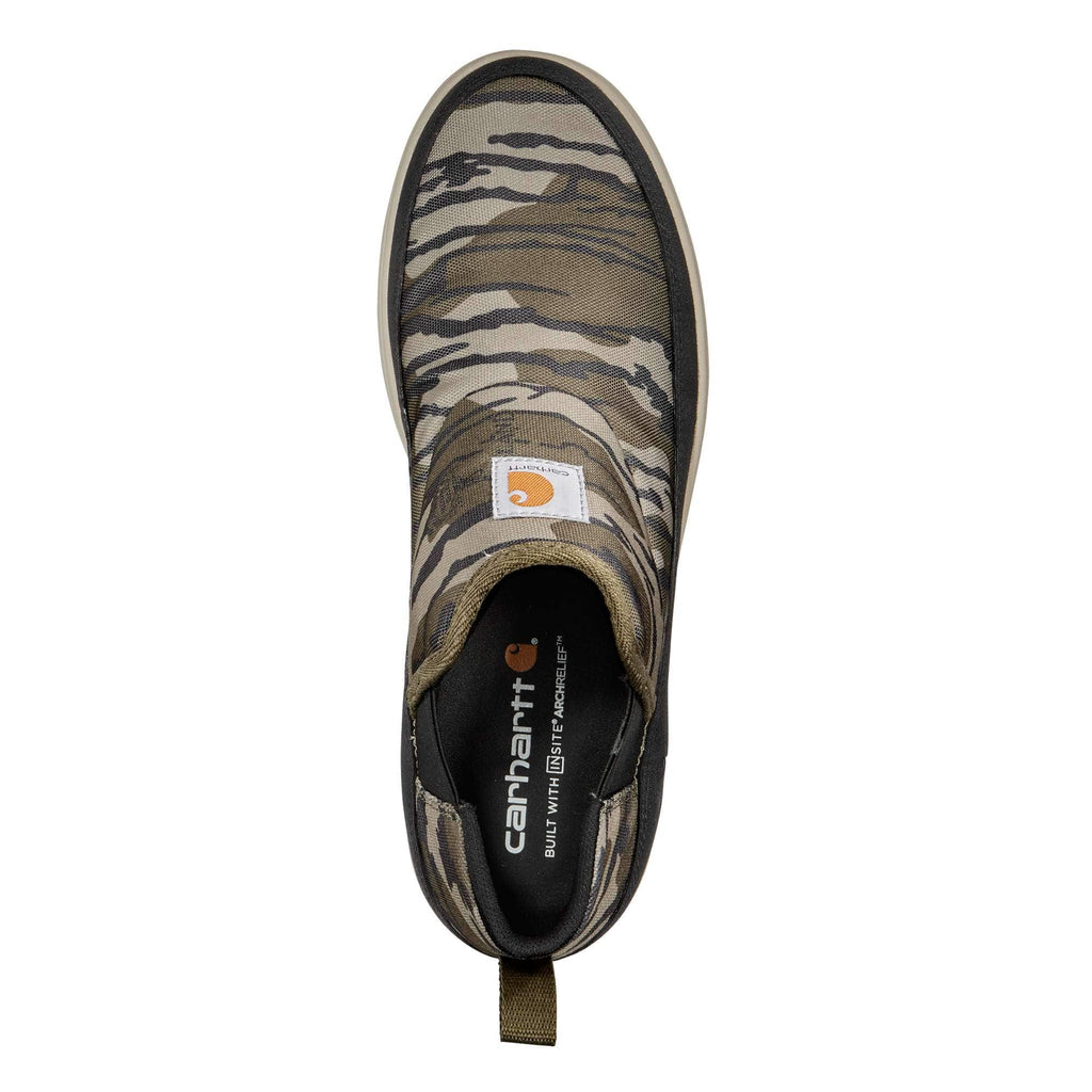 Detroit canvas mid slip on sneaker
