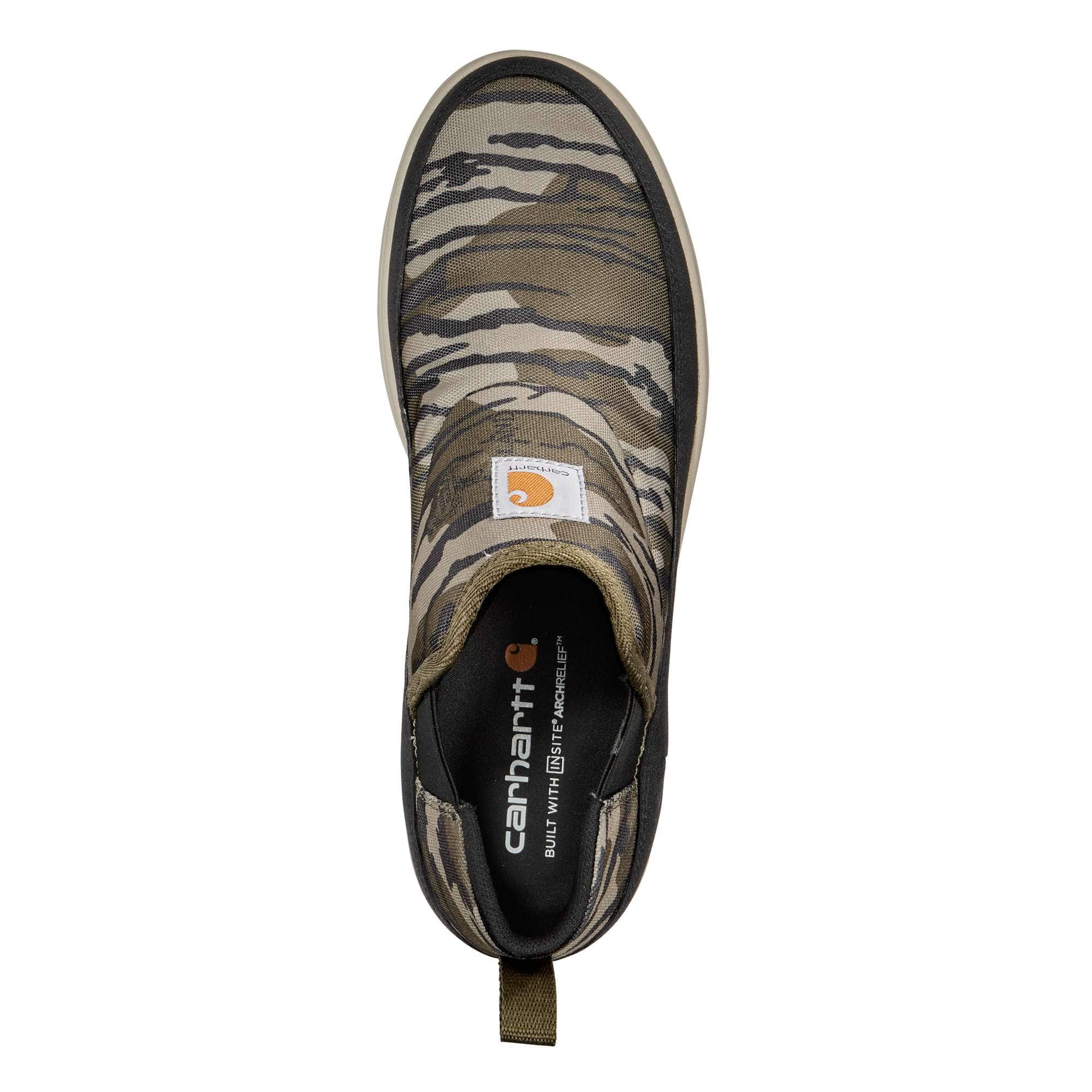 Detroit canvas mid slip on sneaker
